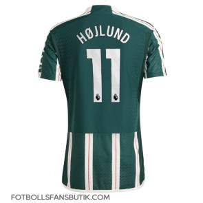 Manchester United Rasmus Hojlund #11 Replika Bortatröja 2023-24 Kortärmad